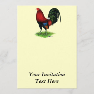 Gamecock: Dark Red Invitation