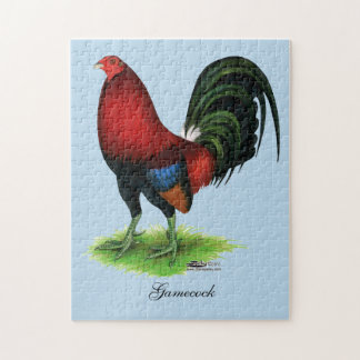 Gamecock: Dark Red Jigsaw Puzzle