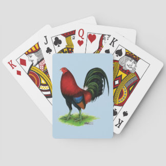 Gamecock: Dark Red Playing Cards