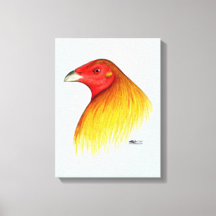 Gamecock Dubbed Canvas Print