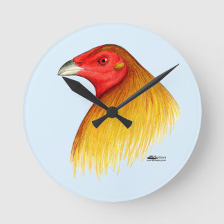 Gamecock Dubbed Round Clock