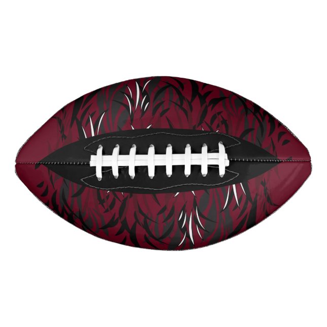 Gamecock Feathers 2 Panel Design Football (Front)