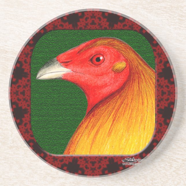 Gamecock Framed Coaster (Front)