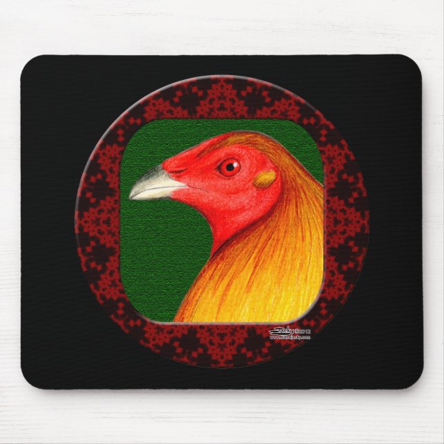 Gamecock Framed Mouse Pad (Front)