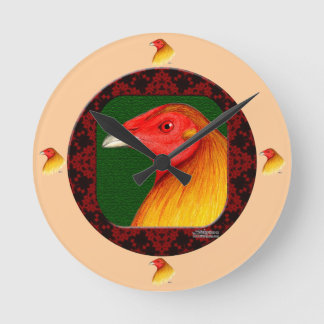 Gamecock Framed Round Clock