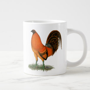 Gamecock Ginger Red Rooster Large Coffee Mug