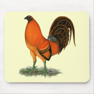 Gamecock Ginger Red Rooster Mouse Pad