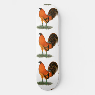 Gamecock Ginger Red Rooster Skateboard