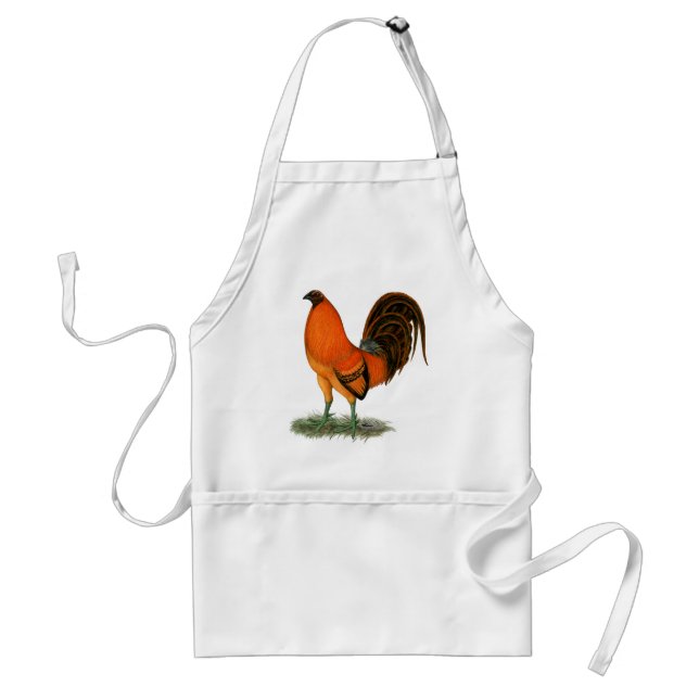 Gamecock Ginger Red Rooster Standard Apron (Front)