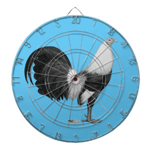 Gamecock Grey Duckwing Dartboard