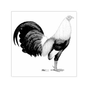 Gamecock Grey Duckwing Self-inking Stamp