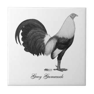 Gamecock Grey Duckwing Tile