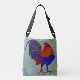 Gamecock: Impressionist Rooster Crossbody Bag