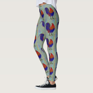 Gamecock: Impressionist Rooster Leggings