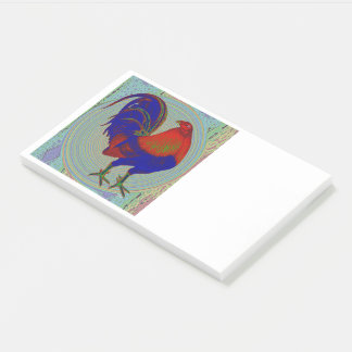 Gamecock: Impressionist Rooster Post-it Notes