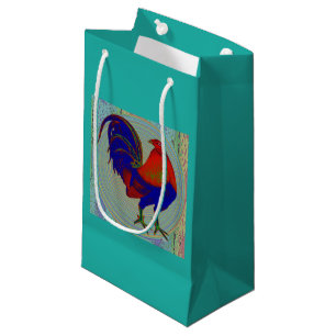 Gamecock: Impressionist Rooster Small Gift Bag