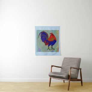 Gamecock: Impressionist Rooster Tapestry