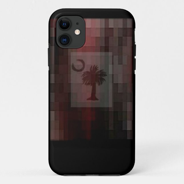 Gamecock Palm-Design 2 Case-Mate iPhone Case (Back)