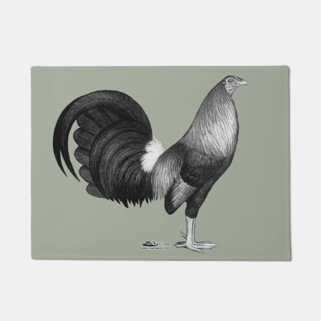 Gamecock Red Hatch Doormat (Front)