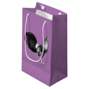 Gamecock Red Hatch Small Gift Bag