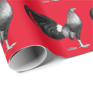 Gamecock Red Hatch Wrapping Paper