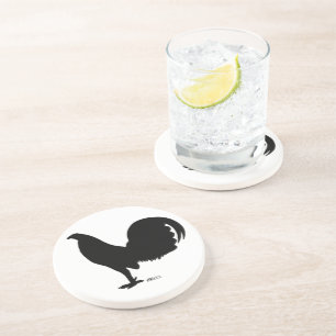 Gamecock Rooster Silhouette Coaster