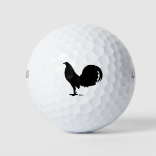 Gamecock Rooster Silhouette Golf Balls