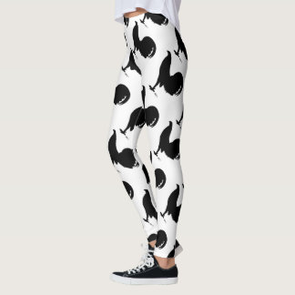 Gamecock Rooster Silhouette Leggings