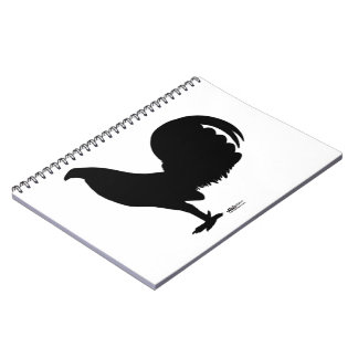Gamecock Rooster Silhouette Notebook