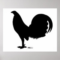 Gamecock Rooster Silhouette