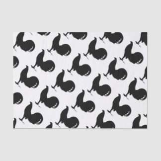 Gamecock Rooster Silhouette Tissue Paper
