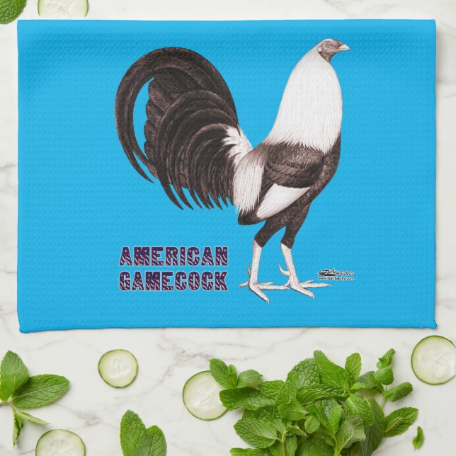 Gamecock Sepia Tea Towel (Folded)