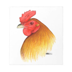 Gamecock Stag Pea Comb Notepad