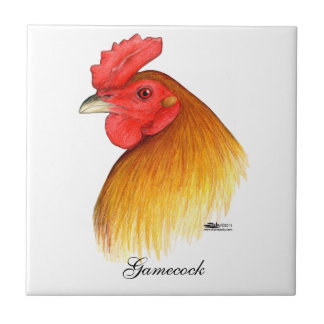 Gamecock Stag Pea Comb Tile