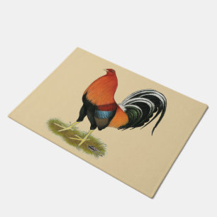 Gamecock Wheaten Rooster Doormat