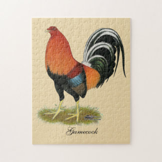 Gamecock Wheaten Rooster Jigsaw Puzzle