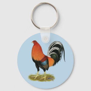 Gamecock Wheaten Rooster Key Ring