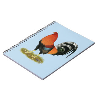 Gamecock Wheaten Rooster Spiral Notebook