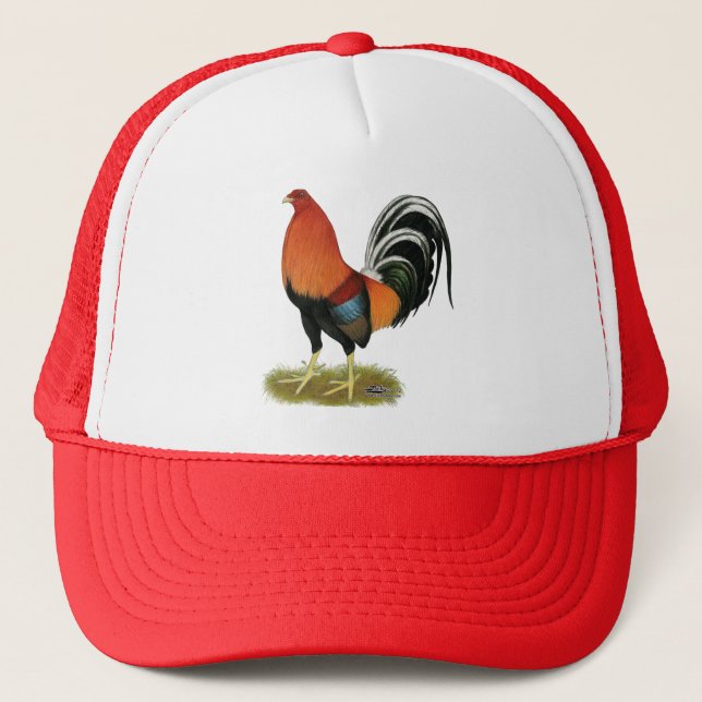 Gamecock Wheaten Rooster Trucker Hat (Front)