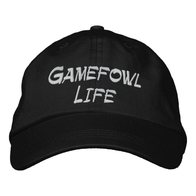 Gamefowl Life Adjustable Hat (Front)