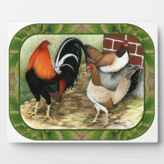Gamefowl On the Farm Plaque
