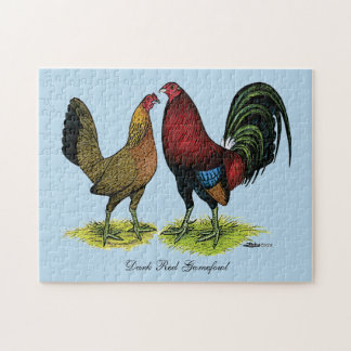 Gamefowl Pair Jigsaw Puzzle