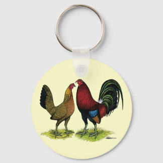 Gamefowl Pair Key Ring