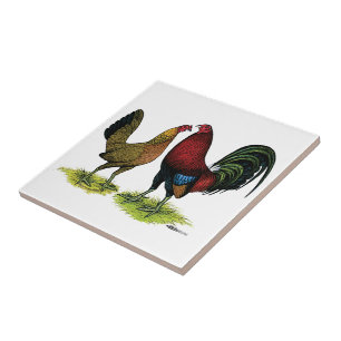 Gamefowl Pair Tile