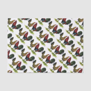 Gamefowl Pair Tissue Paper