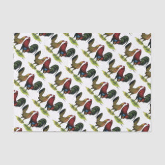 Gamefowl Pair Tissue Paper