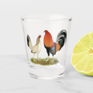 Gamefowl Wheatens Shot Glass