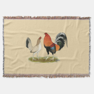 Gamefowl Wheatens Throw Blanket