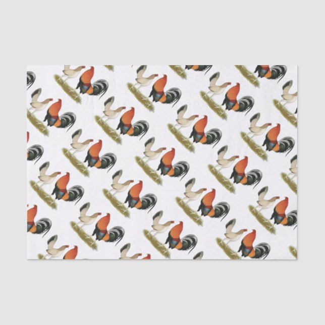 Gamefowl Wheatens Tissue Paper (Front)