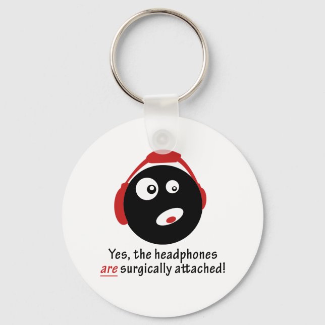 GameFYi Headphones Surgically Attached Key Ring (Front)